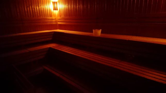 sauna - prohřívárna